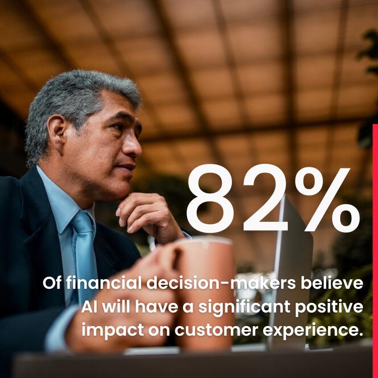 RGP Transformation Barometer Statistic: 82% of financial decision-makers believe AI will have a significant positive impact on customer experience within their organization in the next 12 months (graphic)